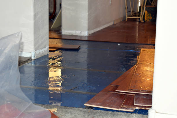 Professional Flood Damage Restoration technician working in Santa Paula, CA
